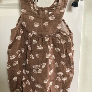 Rylee + Cru Seashell Bubble Romper 18-24 months
